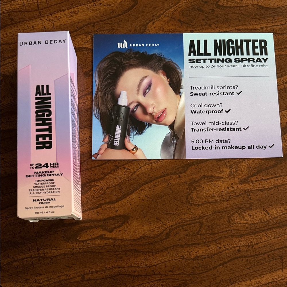 New Urban Decay All Nighter Setting Spray